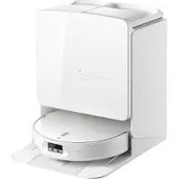 Roborock Qrevo Edge 2 Pro, Utan påse, Vit, Rund, Dammpåse, 3 hjul, 63 dB