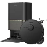 Dreame RLL88HE-BLACK, Utan påse, Svart, Rund, Dammpåse, 0,25 l, Laddning, Purification, Mop washing