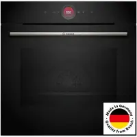 Bosch Serie | 8 HBG7221B1 - Ugn - inbyggd - Wi-Fi - fördjupning - bredd: 56 cm - djup: 55 cm - höjd: 58.5 cm - med självrengöring - Klass A+ - svart