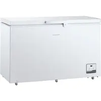 Scandomestic Standard CF500WE - Öppning uppåt - bredd: 165 cm - djup: 73.5 cm - höjd: 83.5 cm - 500 liter - Klass E - vit