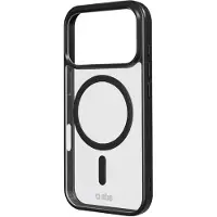 SBS mobile Cover Apple iPhone 17 Pro Transparent, Svart MagSafe-kompatibel TEMAGCOLIP1763PK