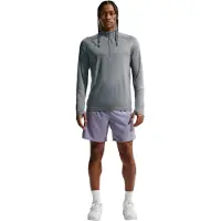 Nike Löpartröja Dri-FIT Miler UV - Grå/Silver, storlek Large