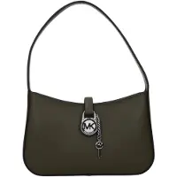 Michael Kors Grön Läderhandväska