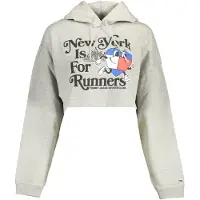 Tommy Hilfiger Crop Hoodie New York Är För Löpare