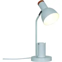 Nordlux Bordslampa Devone, vit, höjd 43 cm, metall Devone, Vitt / opal, Barnrum, Metall, Skandinavisk, Bordslampa
