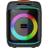 Denver Partyhögtalare 40W med LED och mikrofon / Bluetooth-högtalare / Festhögtalare