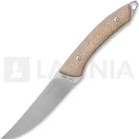 Mercury Trek - N690 - Natural Canvas Micarta kniv