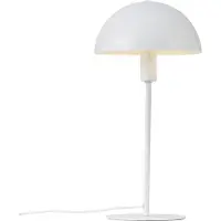 Noortrade Bordslampa Ellen 20, Vitt / opal, Vardagsrum / matsal, Metall, Skandinavisk, Bordslampa