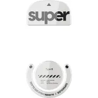 Pulsar Superglide Glass Mouse Skates fr Logitech G Pro X Superlight (Type-S White) - Ultra Smooth Glide polerad rund kant kompatibel med G Pro Superlig
