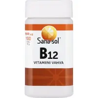 Sana-Sol Vitamin B12 Strong-tabletter, 1000 µg, 100 tabletter