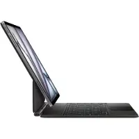 Apple Magic Keyboard - Tangentbord och foliefodral - med pekdyna - Smart connector - QWERTY - brittisk - svart - för 13-inch iPad Air (M2, M3)