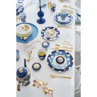 Pip studio Set/2 Bowls Dot Blue 20cm