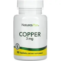 NaturesPlus , Koppar, 3 mg, 90 tabletter