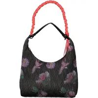Desigual Axelremsväska grön / rosa / svart / vit