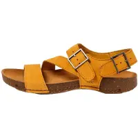 Art unisex. 109997F50003_024 Lädersandaler 0999 I Breathe gul (45), Hud, Karta, Spänne, Casual