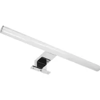 ORNO Vägglampa PEEGEL LED 9W, spegellampa, 810 lm, 4000K, längd 60 cm, plast + akryl, silver