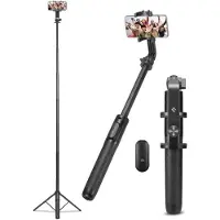Spigen S560W Bluetooth Selfie Stick med stativ - Svart