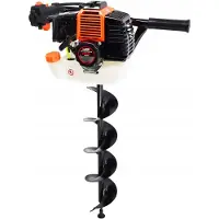 AWTOOLS SWIDER jordborr/spillborr i bensin + 3 borr 2,95KM 900ml GD520-2