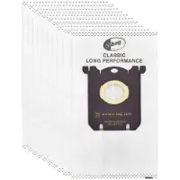 INF 10-pack dammsugarpåsar kompatibla med Electrolux S-bag