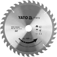 YATO Sågklinga för trä YT-60732; 255x30 mm; 36T