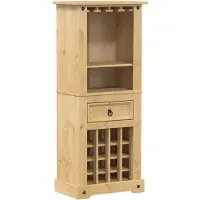 vidaXL Vinhylla Corona 56x35x134,5 cm massiv furu