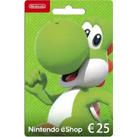 Nintendo eShop presentkort 25 euro, aktiveringskort