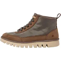 Art unisex. 115851120003_020 Ankelstövlar i grått läder (36), Hud, Beige, Karta, 1 till 3 cm, Nyckelband, Casual