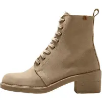 El naturalista för kvinnor. 25660117S005_039 Ankelstövlar i läder N5660 Lux grå -Höjd 5,5cm (41), Hud, 5 till 8 cm, Casual