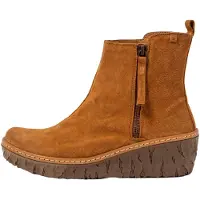 El naturalista för kvinnor. 251671155005_023 Ankelstövlar i läder N5167 Myth Yggdrasil ljusbrun -Höjd 5,7cm klack (41), Hud, 5 till 8 cm, Zi
