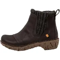 El naturalista för kvinnor. 2NE234010005_001 Pleasant ankelstövlar i läder svart (39), Hud, 3 till 5 cm, Ingen, Casual