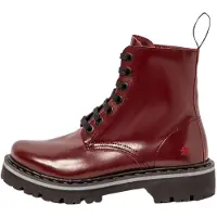 Art unisex. 111661467003_008 Ankelstövlar i läder 1166 Marina burgundy (41), Hud, Karta, Nyckelband, Casual, Bordeaux