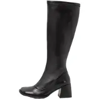 Art för kvinnor. 117081101003_001 Elder Boots svart (42), Hud, 8 till 10 cm, Zip, Casual
