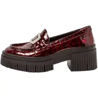 Art för kvinnor. 113721267003_008 Läderskor 1372 York burgundy (41), Hud, 3 till 5 cm, Ingen, Casual, Klassisk, Bordeaux