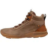 El naturalista unisex. 2543611LY005_020 Ankelstövlar i brunt läder N5436 (46), Hud, Karta, Zip, Casual
