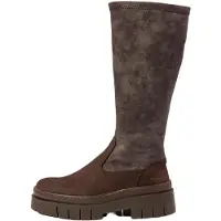 Art för kvinnor. 119561212003_012 Läderstövlar 1956 Antwerpen brun (41), 3 till 5 cm, Nobuck, Zip, Casual