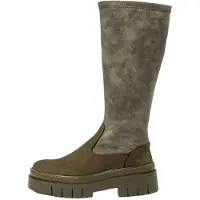 Art för kvinnor. 119561222003_0G3 Boots 1956 Antwerpen grön (36), Hud, 3 till 5 cm, Zip, Casual