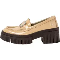 Art för kvinnor. 1137211KH003_082 Läderskor 1372 York beige (37), Hud, 3 till 5 cm, Ingen, Casual, Klassisk