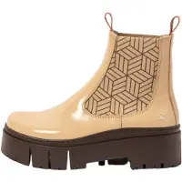 Art för kvinnor. 1176612F4003_0MU Ankelkängor i läder 1766 Leeds beige (41), Hud, 3 till 5 cm, Ingen, Casual