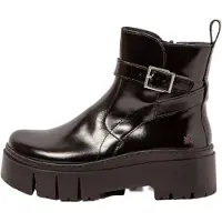 Art för kvinnor. 117951201003_001 Ankelstövlar i läder 1795 Leeds svart (39), Hud, 3 till 5 cm, Zip, Casual