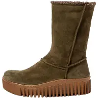 Art för kvinnor. 1151111FE003_0G3 Läder Kängor 1511 Brighton brun (40), Hud, 3 till 5 cm, Zip, Casual
