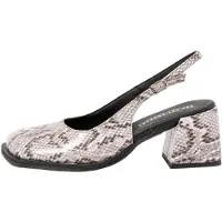 Art för kvinnor. 12012S223003_017 2012S Verona läder sandaler vit (41), Hud, 5 till 8 cm, Spänne, Casual, Parti, Klassisk