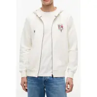 Tommy Hilfiger Flag Embroidery French Terry Zip Thru Hoody
