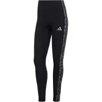 Adidas Strumpbyxor Seasonal Essentials Animal Print 3- Stripes Leggings kvinnor - Svart - EU S