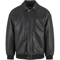 Urban Classics Synthetic Leather Jacka