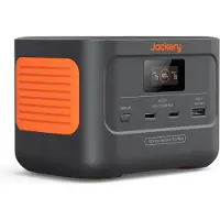 Jackery Explorer 100 Plus Powerstation 31 Ah LiFePO 4 Svart, Orange Med laddningsregulator