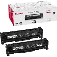 Canon 718BKVP Tonerkassett Svart 2-pack