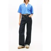 Tommy Hilfiger Tommy Jeans Relaxed Fit Popover Short Sleeve Shirt