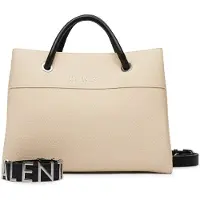 Valentino Shoppingväska 'Sac Cabas Alexia Summer Noir Femme Naturale/Nero' vit