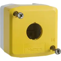 Schneider Electric XALK01 Tomt hölje 1 installationspunkt Nödstopp Gul, Ljusgrå 1 st