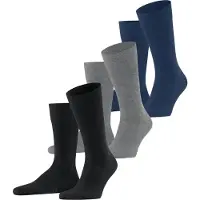 Falke Sockor marinblå / gråmelerad / svart